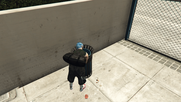 Search in the trash bin